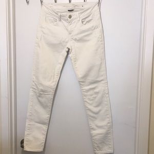 American Eagle White Stretch Jeans- used